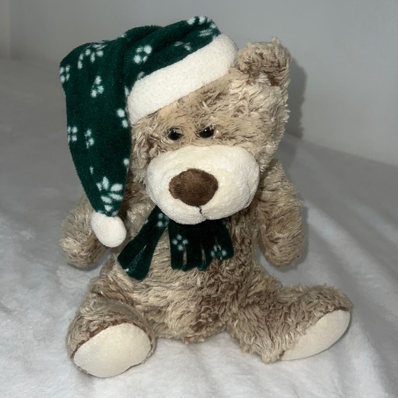 Vintage Winter Teddy Bear - Picture 1 of 6